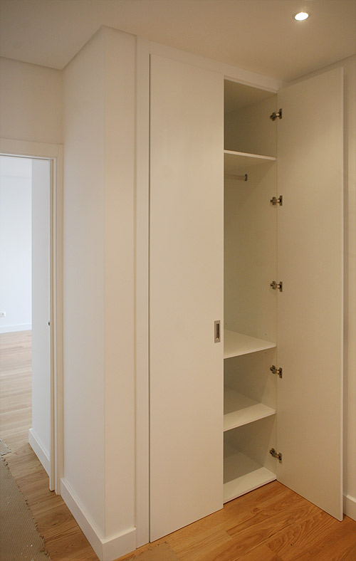 teambox - remodelação total de apartamento em Lisboa - armários para arrumação
